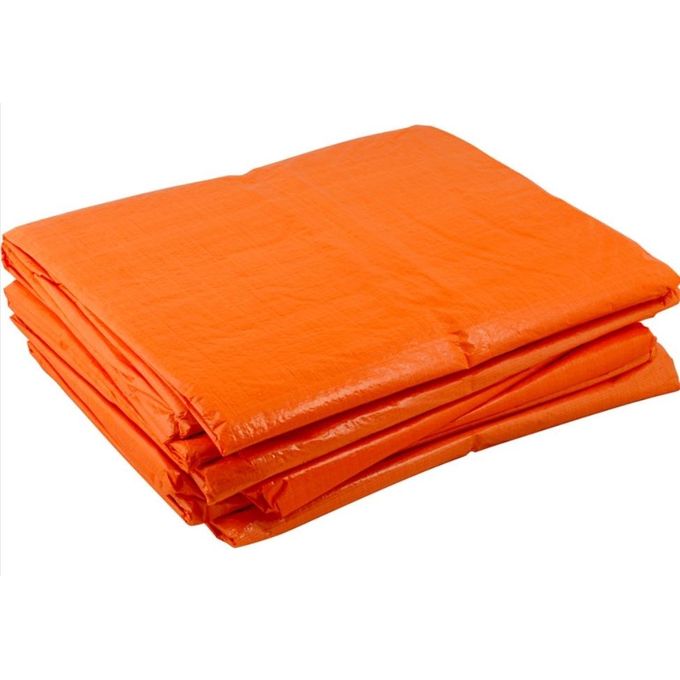 Orange tarpaulin