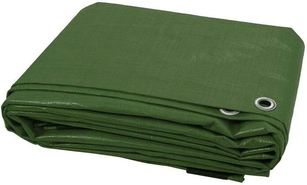 Green tarpaulin