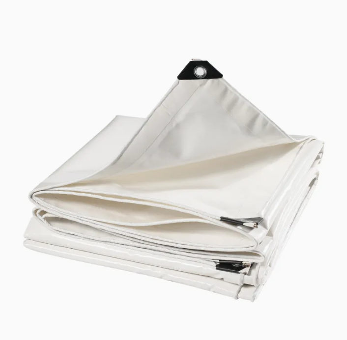 White tarpaulin