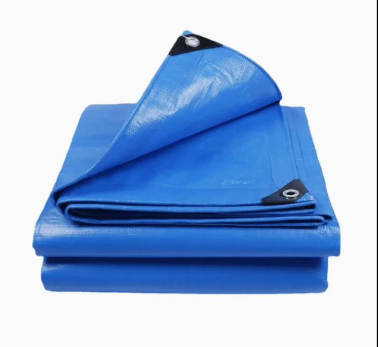 Blue tarp