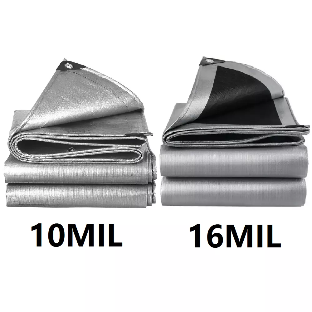 Silver tarp